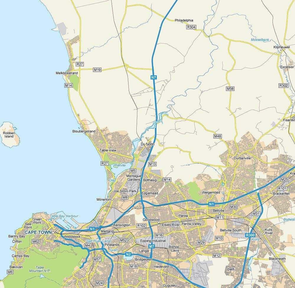 แผนที่ของ dunoon ผ้าคลุมเมือง