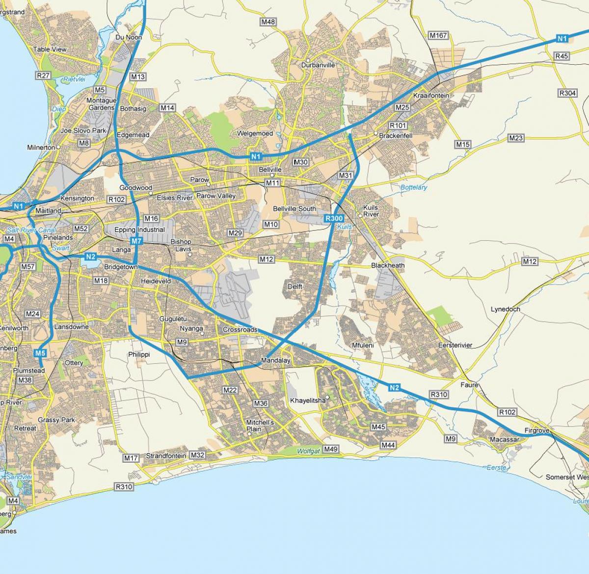 แผนที่ของ delft ผ้าคลุมเมือง
