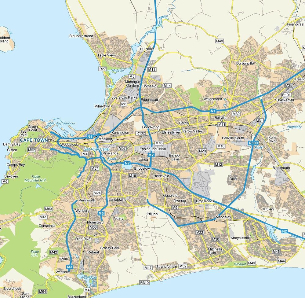 แผนที่ของ epping ผ้าคลุมเมือง