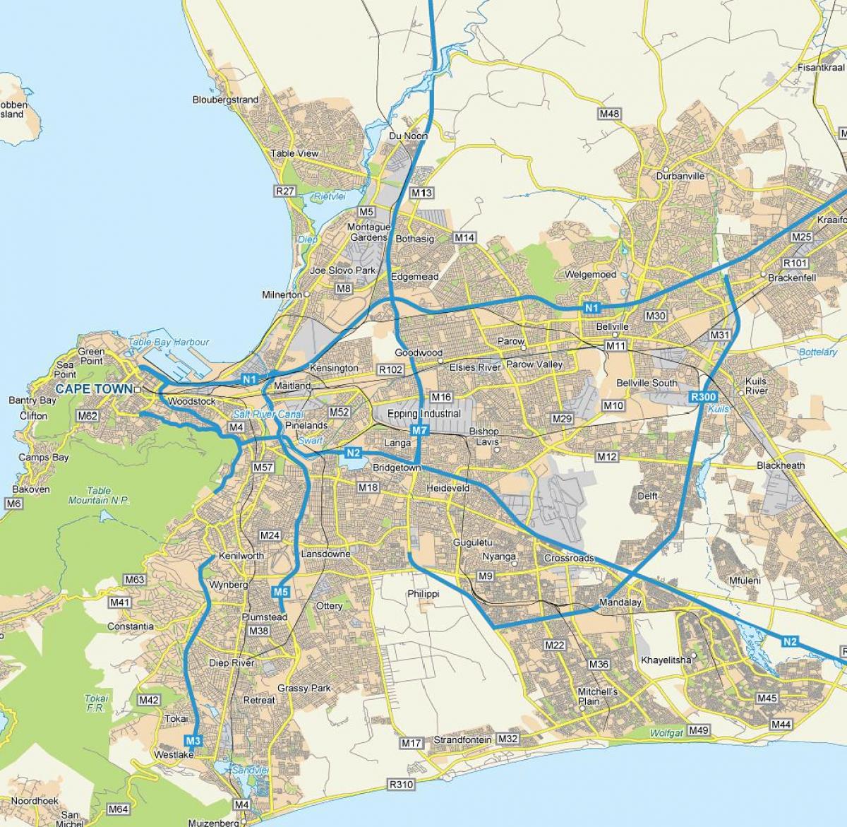 แผนที่ของ epping ผ้าคลุมเมือง