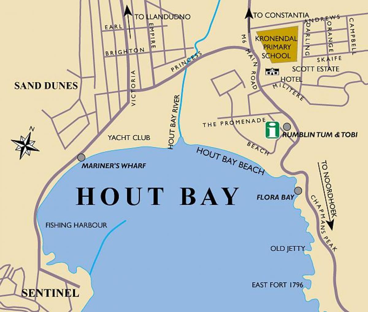 แผนที่ของ hout อ่านแผนที่ผ้าคลุมเมือง