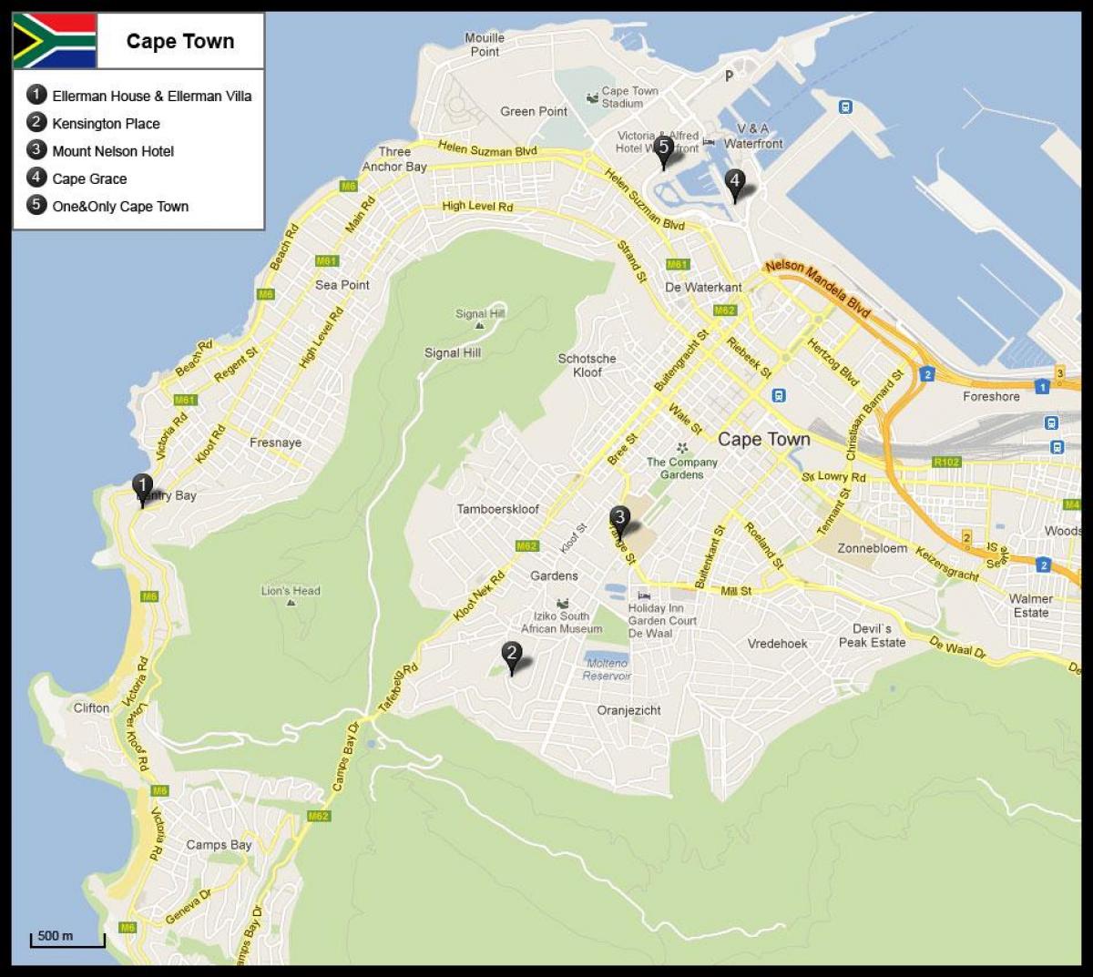 แผนที่ของ kensington ผ้าคลุมเมือง