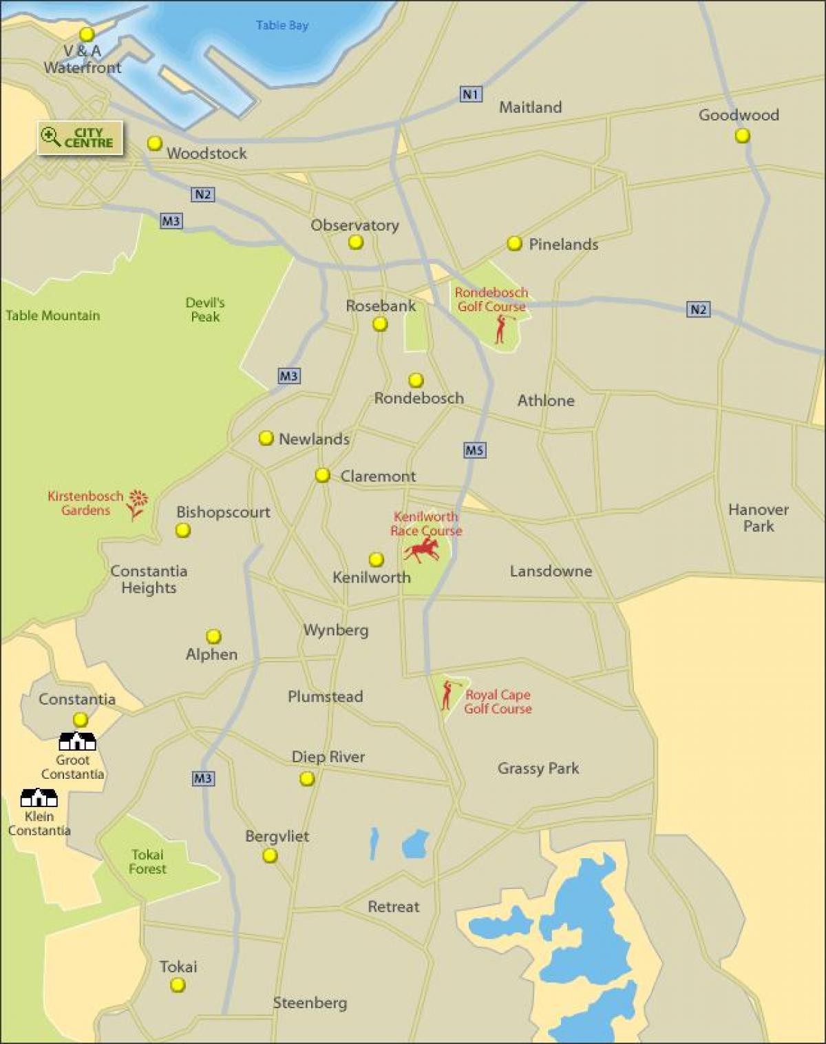 แผนที่ของมนุษย์ถ้ำน่ะถอยไปเมืองใต้หมู่บ้านย่านชานเมืองต่าง