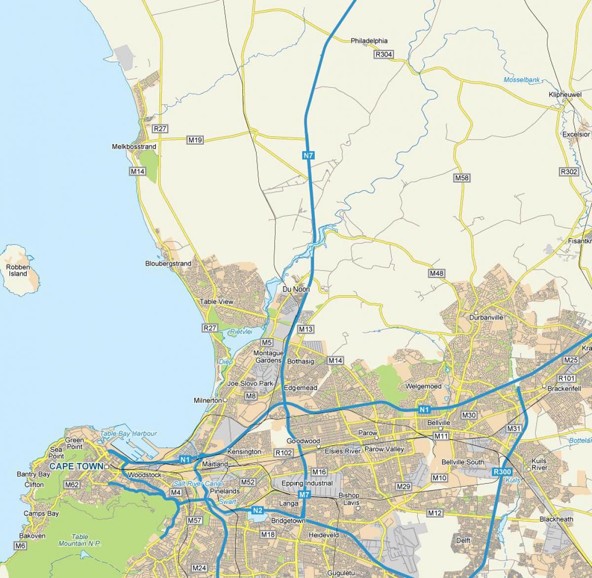 แผนที่ของ dunoon ผ้าคลุมเมือง