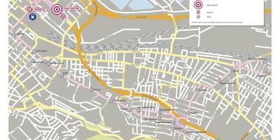 แผนที่ของแม่น้ำเกลือผ้าคลุมเมือง