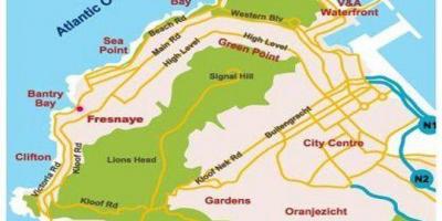 แผนที่ของ bantry อ่าผ้าคลุมเมือง