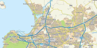 แผนที่ของ edgemead ผ้าคลุมเมือง