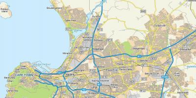 แผนที่ของ edgemead ผ้าคลุมเมือง