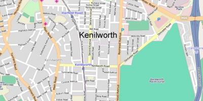 แผนที่ของ kenilworth ผ้าคลุมเมือง