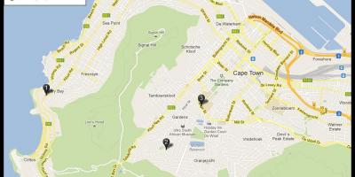แผนที่ของ kensington ผ้าคลุมเมือง