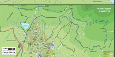 แผนที่ของ kirstenbosch