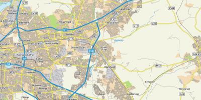 แผนที่ของ kuilsriver ผ้าคลุมเมือง