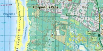 แผนที่ของ noordhoek ผ้าคลุมเมือง