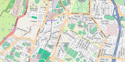 แผนที่ของ rondebosch ผ้าคลุมเมือง