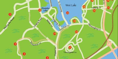 แผนที่ของ westlake ผ้าคลุมเมือง