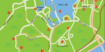 แผนที่ของ westlake ผ้าคลุมเมือง
