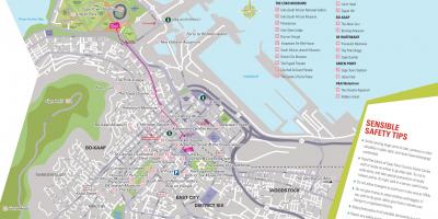 ผ้าคลุมเมืองนักท่องเที่ยวหน่อย attractions แผนที่