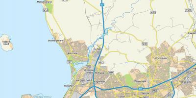 แผนที่ของ dunoon ผ้าคลุมเมือง
