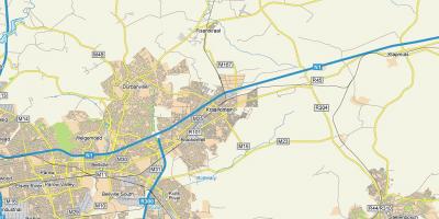 แผนที่ของ kraaifontein ผ้าคลุมเมือง
